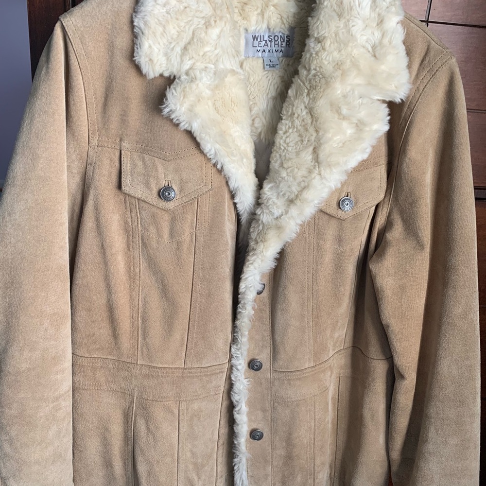 Wilson Leather brand suede winter coat